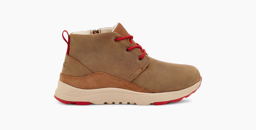 Ugg Canoe Iii Weather - Kids Boots - Brown - NZ (2017GTZJC)